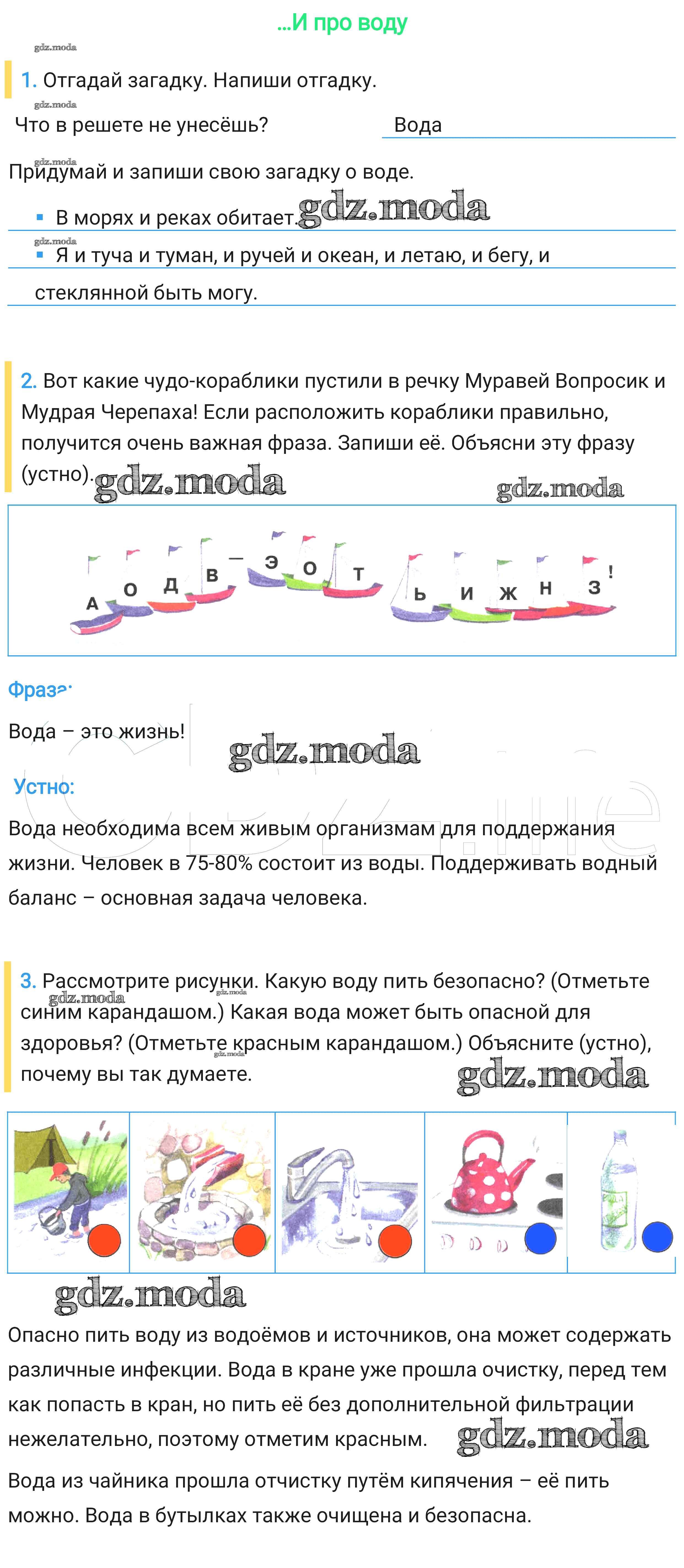 ОТВЕТ на задание № 37-38 Рабочая тетрадь по Окружающему миру 2 класс  Плешаков Школа России