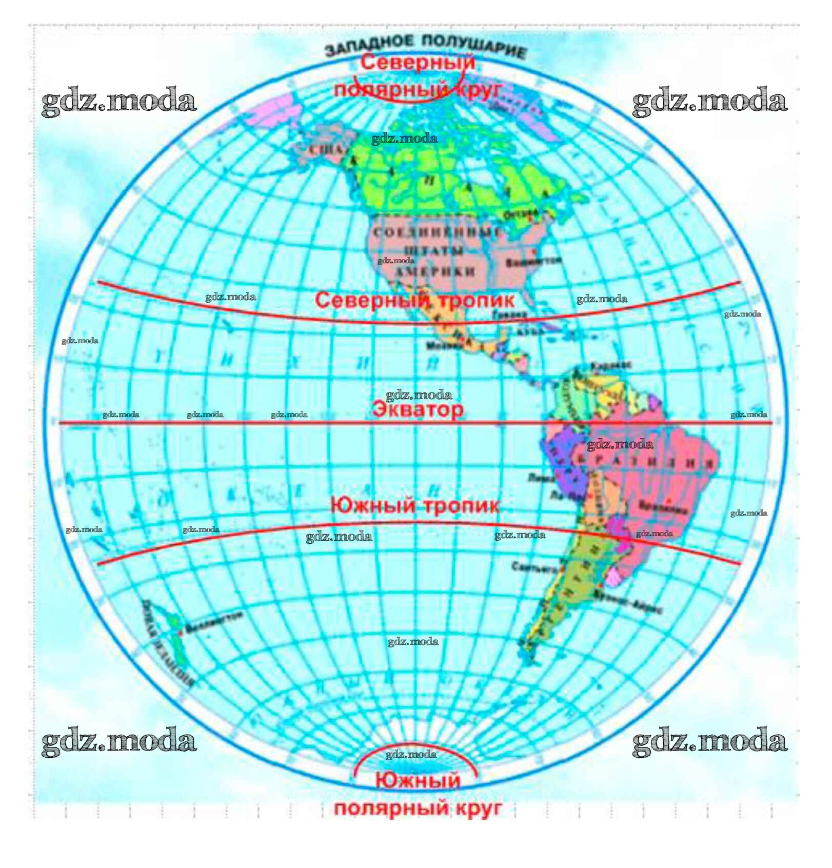 Полушарие лондона. Тропики Южного полушария. Северные тропики на карте полушарий. На карте полушарий Найдите Экватор Северный и Южный тропики. На контурную карту полушарий нанести Экватор.